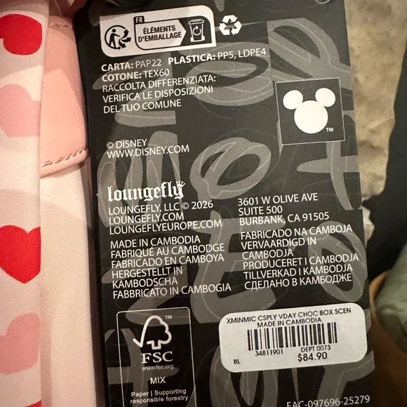 Adorable Loungefly Minnie and Mickey Mini Backpack ❤️ 💖 - Picture 8 of 9